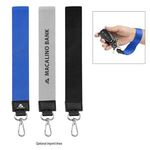 Buy Custom Logo Anywhere Wrist Strap With Carabiner Attachment