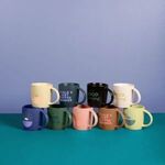 Buy Custom Logo Curva Matte Mug Ceramic 13 OZ