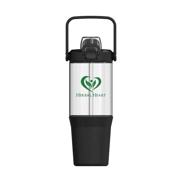 Main Product Image for Custom Logo Ivy Eco Bottle with Multi-Function Lid 40 oz