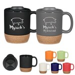 Buy Custom Printed 14 Oz. Cork Base Ceramic Mug