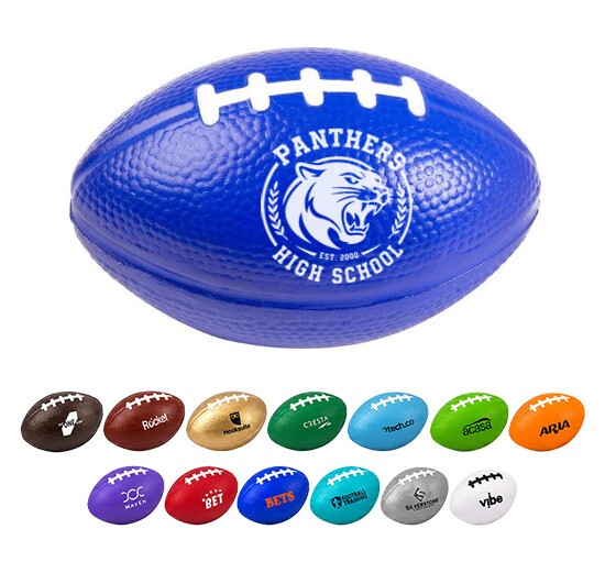 Main Product Image for Custom Printed Stress Football  3"