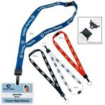 Buy  Custom Printed Breakaway Lanyard with Key Ring 3/4"