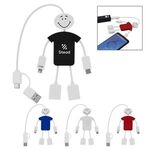 Buy Custom Printed Techmate 3-In-1 Charging Cable & USB Hub 2.0