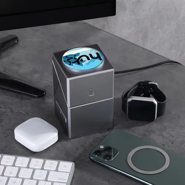 Main Product Image for Custom Printed Powerpivot 3In1 Wireless Charger