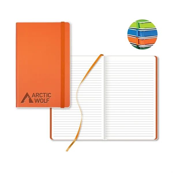 Main Product Image for Debossed Color Laser Medio Lined White Page Journal