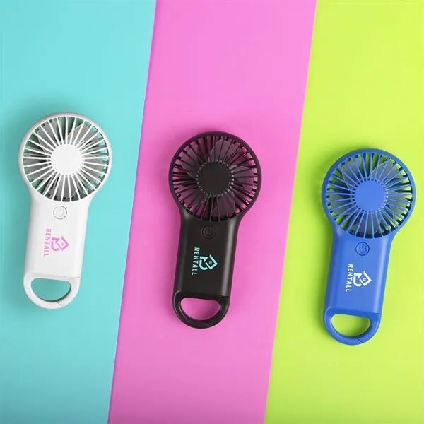 Main Product Image for Custom Printed E-Z Breezy Mini Travel Fan