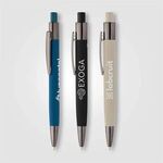 Buy Custom Logo Malmo Recycled Aluminum Soft Touch Barrel Pen