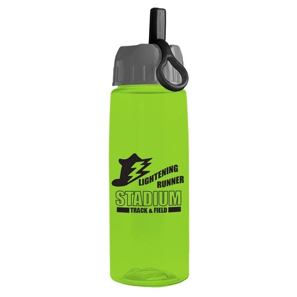 Main Product Image for Custom Flair Tritan ReNew - Bottle with Ring Straw lid 26 oz.