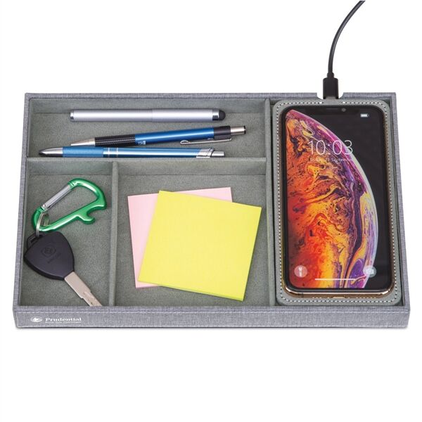 Main Product Image for Custom Printed Truman Wireless Charging Accessory Tray