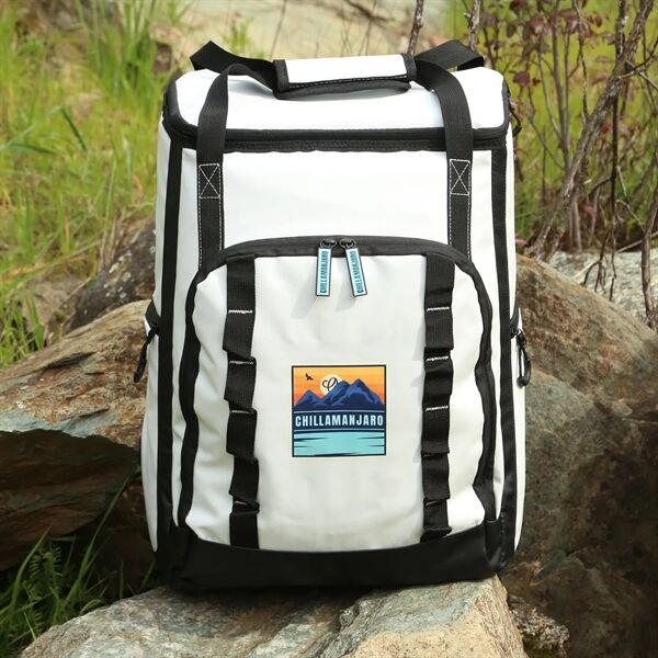 Main Product Image for Custom Chillamanjaro 24 Can Venture Cooler Backpack