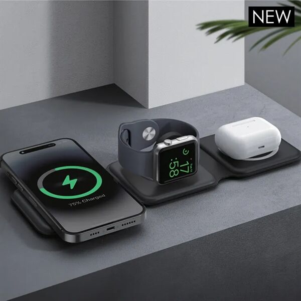 Main Product Image for Branded Trio Pro 3 in 1 travel charger with case