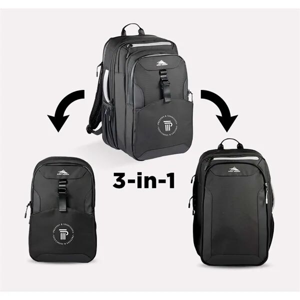 Main Product Image for Custom Printed High Sierra Hi-Life 3 in 1 Backpack
