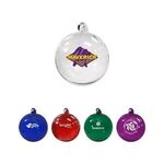 Buy Custom Printed Hand Blown Glass Ornament 3"