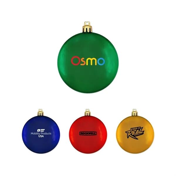 Main Product Image for USA-Made Flat Shatterproof Crystal Translucent Ornament 3"