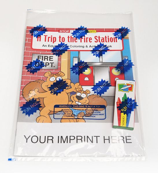 Main Product Image for Fire Station Coloring And Activity Book Fun Pack