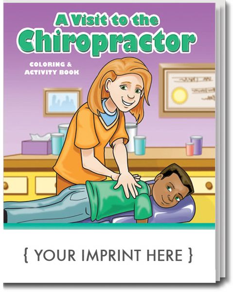 Main Product Image for A Visit To The Chiropractor Coloring Book USA Made