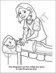 A Visit to the Chiropractor Coloring Book -  