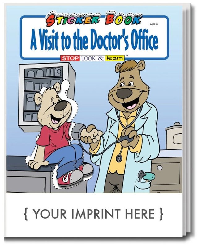 Main Product Image for A Visit To The Doctor's Office Sticker Book Fun Pack