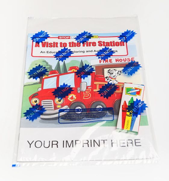 Main Product Image for Fire Station Coloring Book Fun Pack USA Made