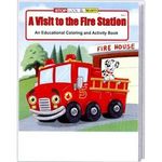 A Visit to the Fire Station Coloring Activity Book Fun Pack -  