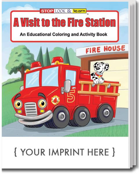 Main Product Image for Fire Station Coloring Book