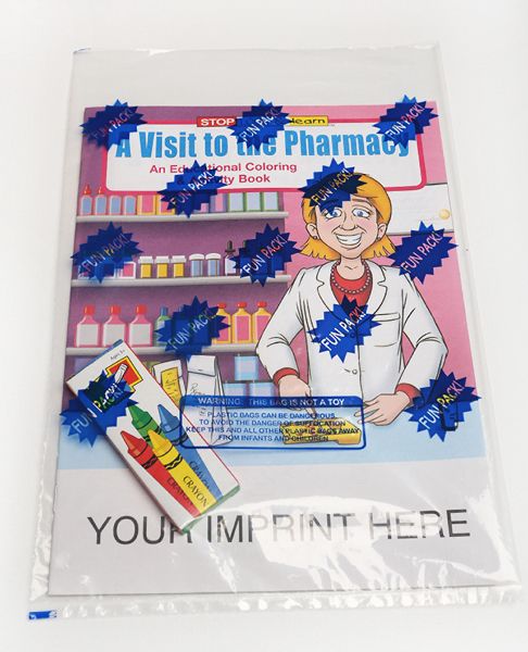 Main Product Image for A Visit To The Pharmacy Coloring And Activity Book Fun Pack