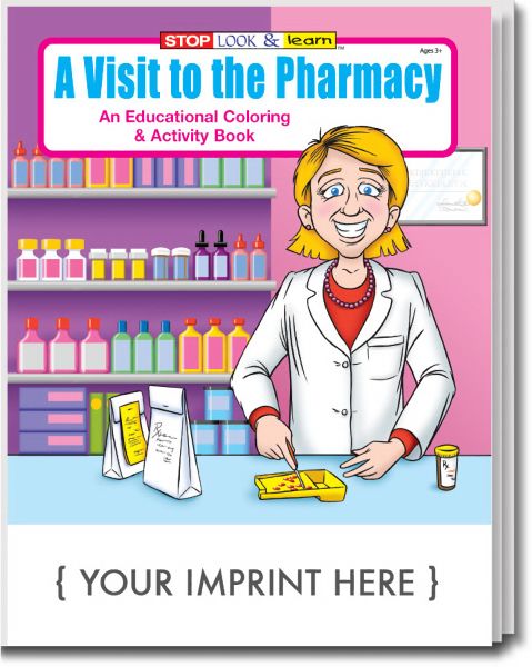 Main Product Image for A Visit To The Pharmacy Coloring And Activity Book