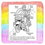 A Visit to the Police Station Coloring and Activity Book -  