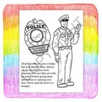 A Visit to the Police Station Coloring Book Fun Pack -  