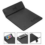 Accord Wireless Charger Mouse Pad with Kickstand - Medium Black