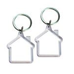 Acrylic House Key Tag - Clear