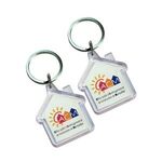 Acrylic House key tag - Clear