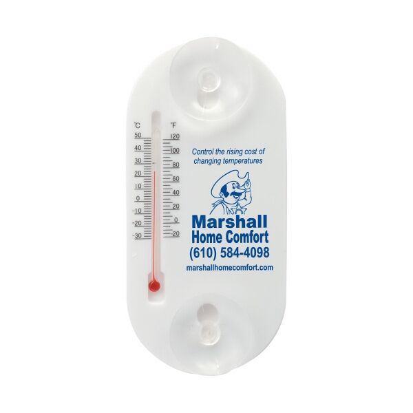 Main Product Image for Acrylic Oval Temperature Gauge