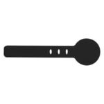 Adjustable Silicone Cable Tie - Black