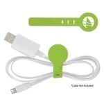 Adjustable Silicone Cable Tie - Lime