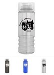 Admiral - 24 oz. Tritan Transparent Bottle with Clear lid -  