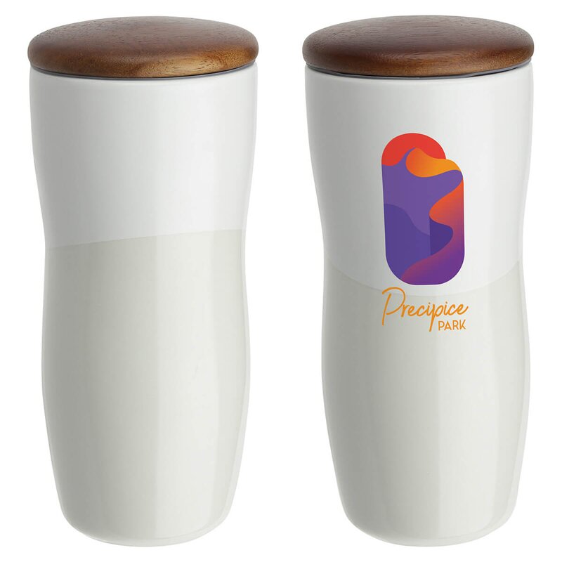 Main Product Image for Adriano 12 oz Double Wall Ceramic Tumbler - Full Color