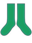 Adult Athletic Crew Socks - Green