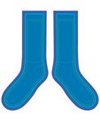 Adult Athletic Crew Socks - Royal Blue