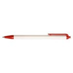 Advantage Retractable Pen - White-red