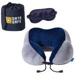 AeroLOFT™ Business First Travel Pillow with Sleep Mask - Multi Color