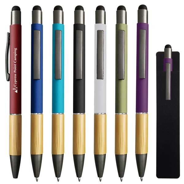 Main Product Image for Custom Printed Aidan Bamboo Stylus Pen