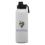 Alaska Ultra - 40 oz. Stainless Steel Water Bottle - Full Color -  