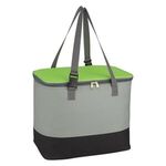 Alfresco Cooler Bag - Gray With Lime