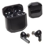 Allegro TWS Earbuds with Solar Powered Charging Case - Medium Black