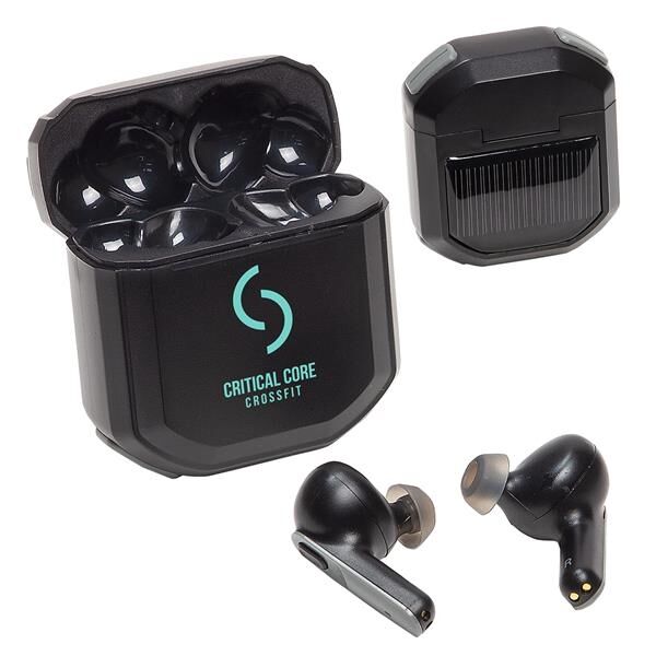 Main Product Image for Marketing Allegro Tws Earbuds With Solar Powered Charging Case