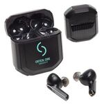 Allegro TWS Earbuds with Solar Powered Charging Case - Medium Black