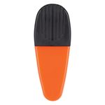 Alligator Clip - Orange With Black