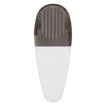 Alligator Clip - White with Black