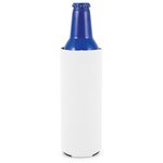 Aluminum Bottle Coolie - White